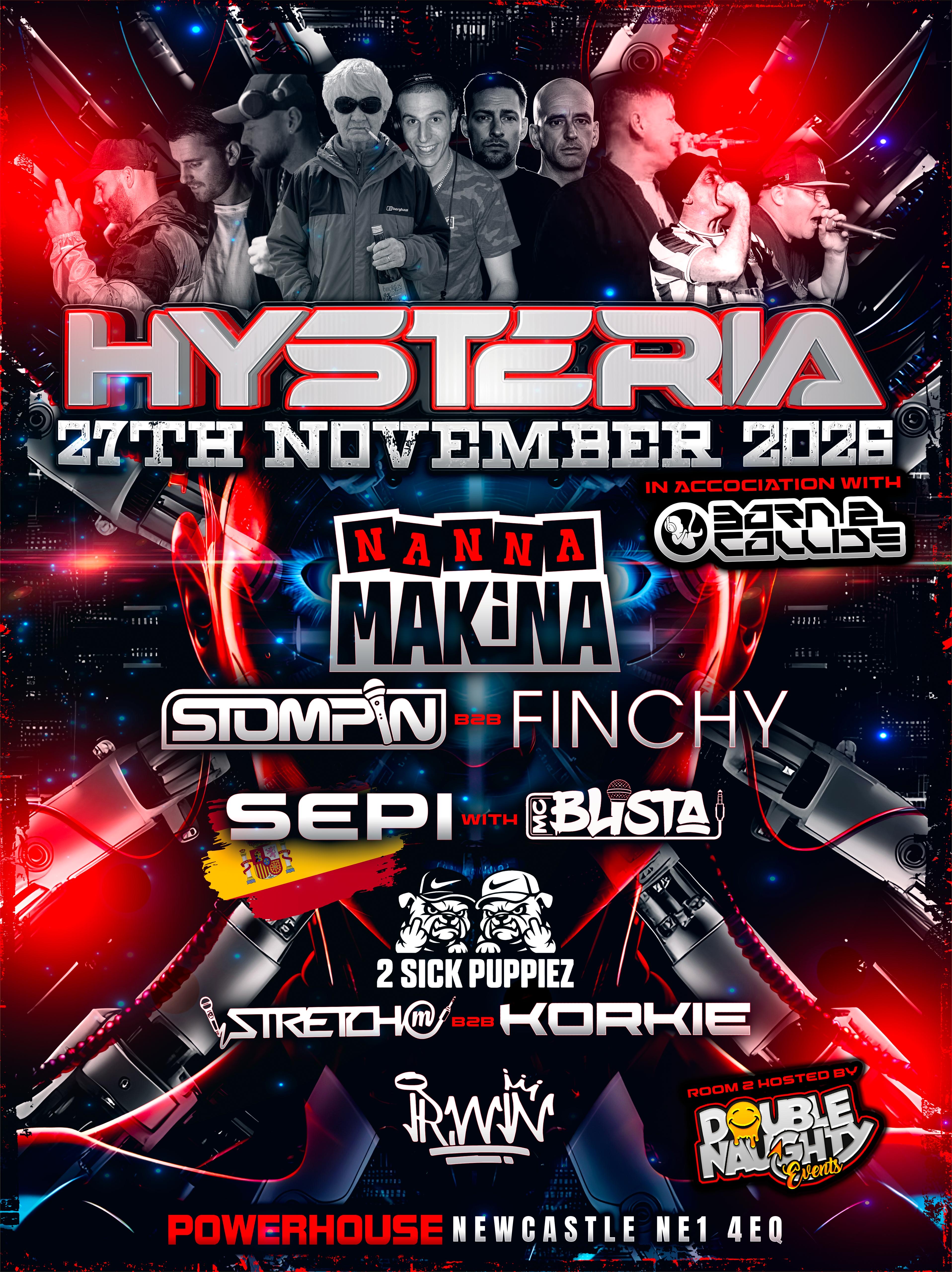 Hysteria 27th November 2026